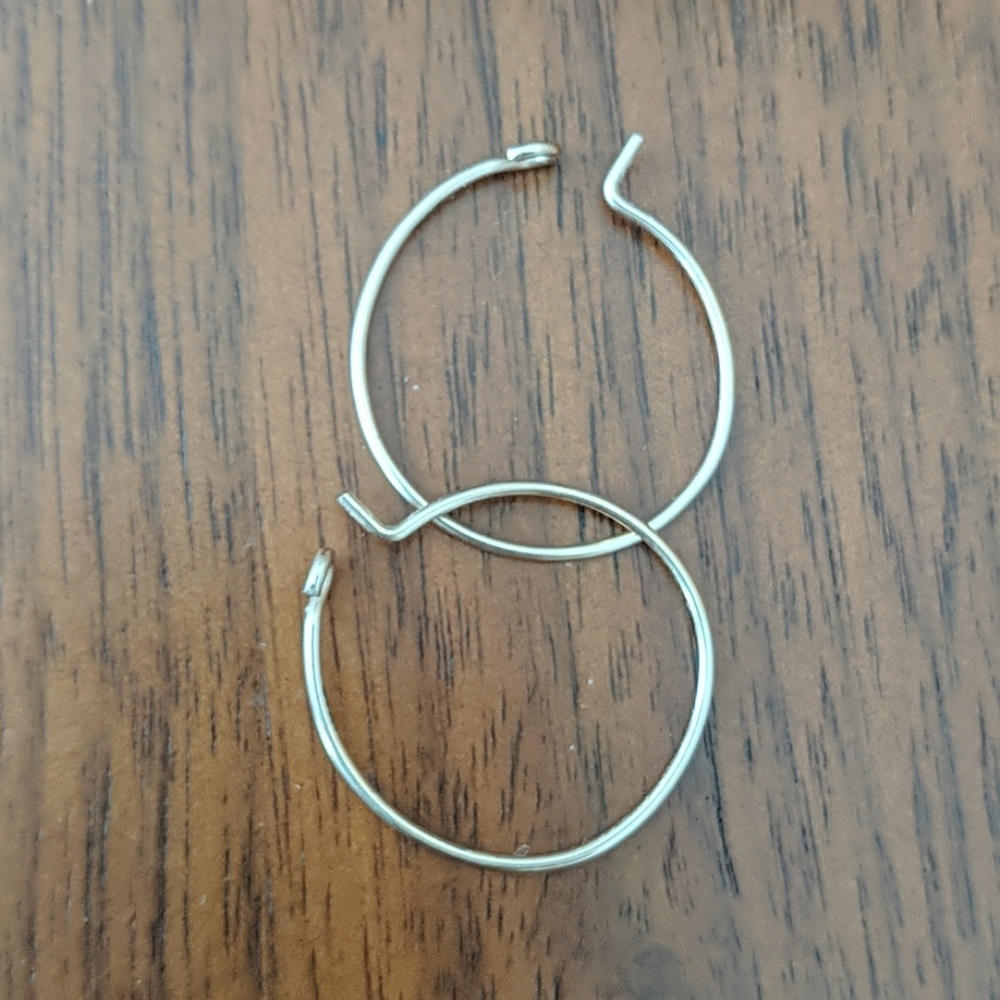 Madewell demi fine midi hoop